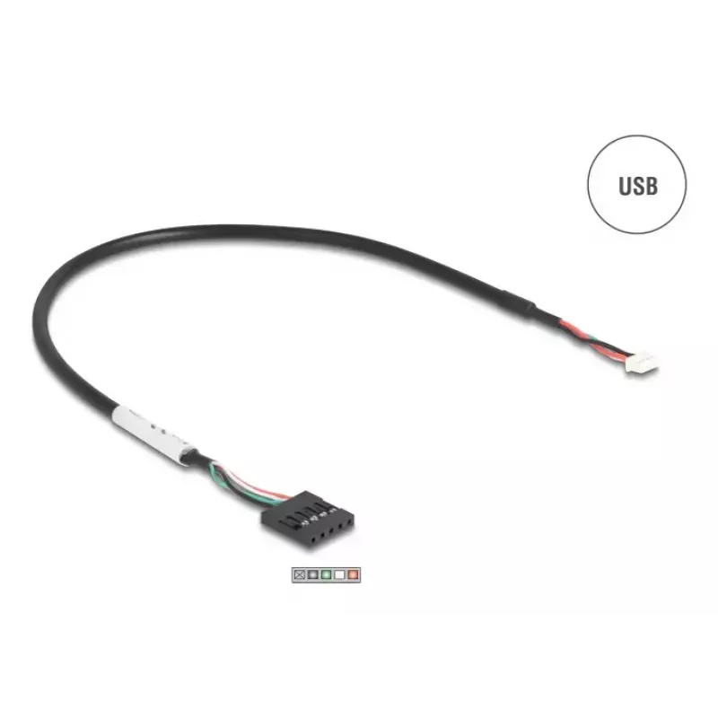 DELOCK 90582 USB 2.0 auf RS-232 Seriell Konverter/Repeater/Isolator, FTDI FT231XS, grün Edelstahl