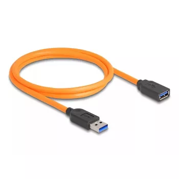 DeLOCK USB-Kabel USB Typ-A Stecker auf Buchse 5 Gbps 1 m orange