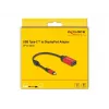 DeLOCK USB Type-C auf DisplayPort Adapter 8K 30 Hz HDR Rot