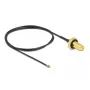Koaxialkabel DeLOCK 12661 0,5 m RP-SMA MHF 4L LK Schwarz