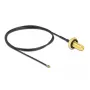 Koaxialkabel DeLOCK 12667 0,5m SMA MHF 4L LK Schwarz