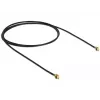 Koaxialkabel DeLOCK 89611 0,5 m MHF (I-PEX) Schwarz Gold