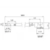 Koaxialkabel DeLOCK 89649 0,3 m MHF I-PEX MHF IV HSC MXHP32