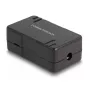 DeLOCK Netzwerk-Anschlussdose LSA Cat.6 schwarz Metall Kunststoff 41mm 69mm 26mm
