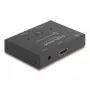 DeLOCK HDMI 2-1 Switch bidirektional 8K 60 Hz Metall Schwarz