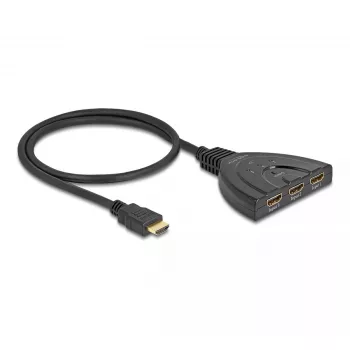DeLOCK HDMI Switch 3 x HDMI in auf 1 x HDMI out 8K 60 Hz