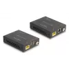KVM-Extender DELOCK 65957 — HDMI- & USB-Sender und -Empfänger, kabelgebunden, bis zu 70 m, 18 Gbit/s, 600 MHz, schwarz