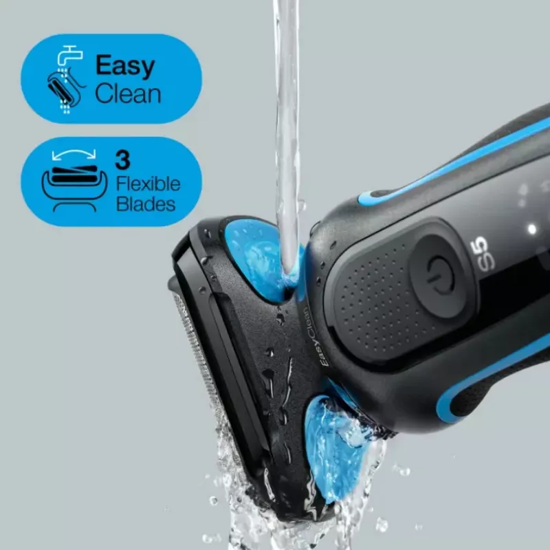 Braun Series 5 51-B1820s Folienrasierer Schwarz, Blau