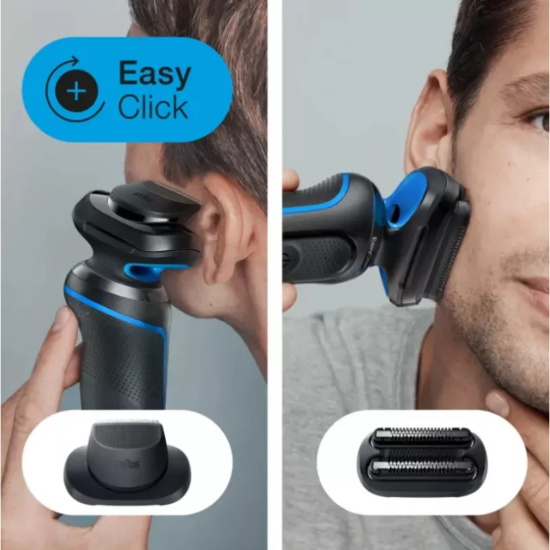 Braun Series 5 51-B1820s Folienrasierer Schwarz, Blau