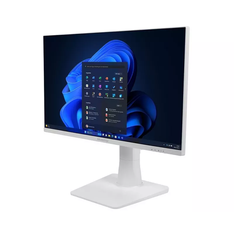 bluechip BUSINESSline AIO2350 *white* Intel® Core™ i5 Prozessor 14400 / bis zu 4.70 GHz, Windows 11 Pro, 23,8 Zoll LED IPS, 16 GB DDR4, 500 GB NVMe SSD, Intel® Wi-Fi 6 AX201, Bluetooth 5, Gigabit Ethernet, Intel® UHD Grafik