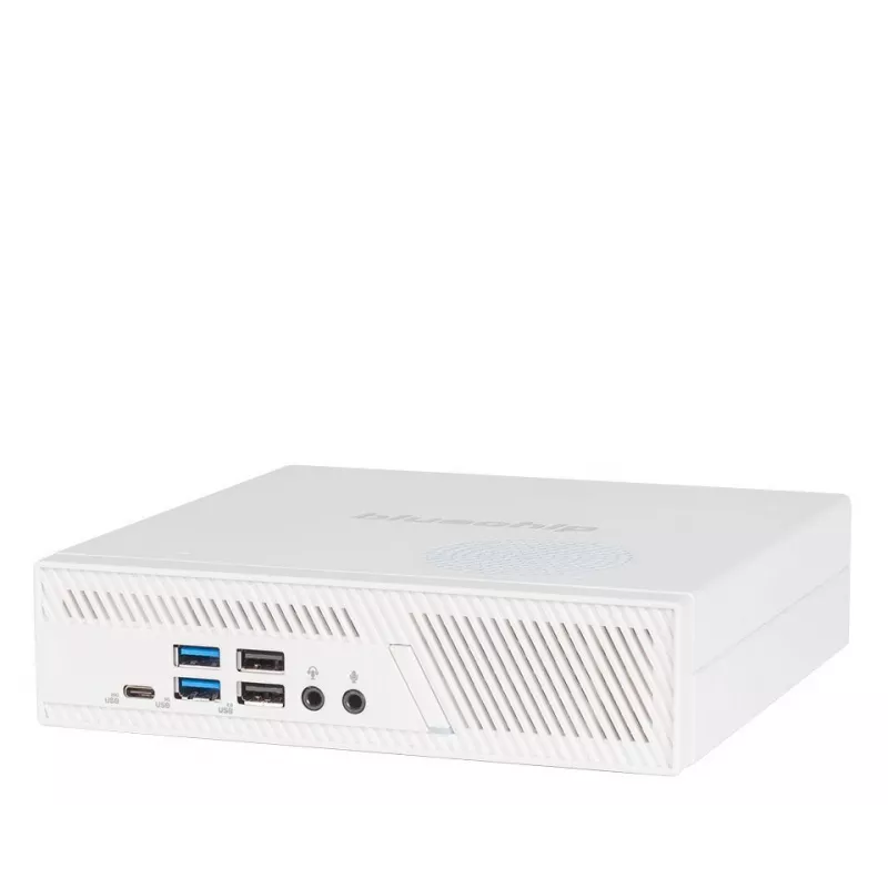 bluechip BUSINESSline S3137 *white* Intel® Core™ i3 Prozessor 14100 / bis zu 4,70 GHz, Windows 11 Pro, Intel® B760, 8 GB DDR5, 500 GB NVMe SSD, Intel® Wi-Fi 6E AX211, Bluetooth 5.3, Gigabit Ethernet, Intel® UHD Grafik
