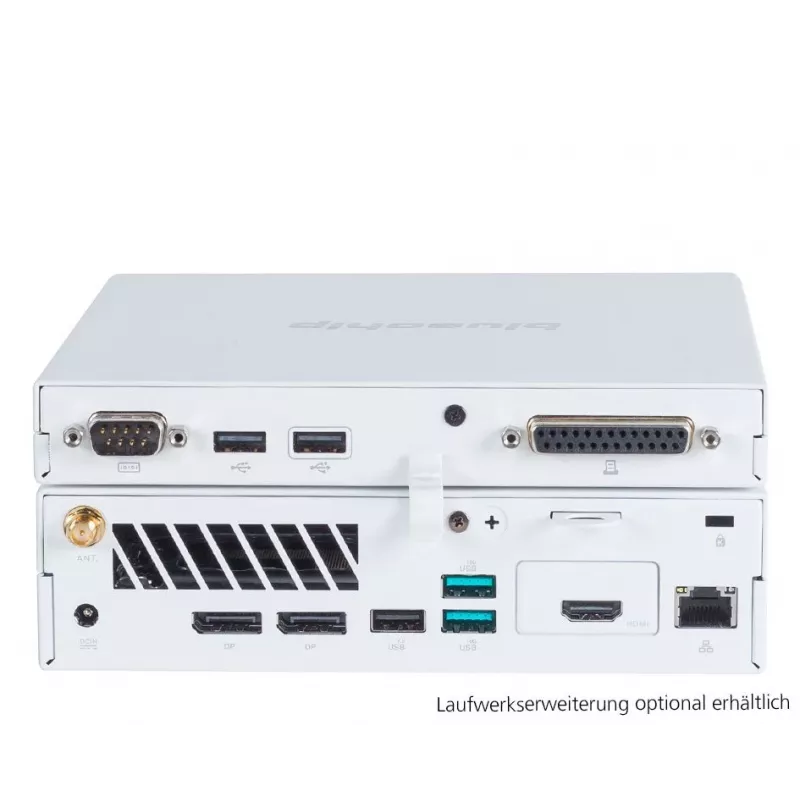 bluechip BUSINESSline S3137 *white* Intel® Core™ i3 Prozessor 14100 / bis zu 4,70 GHz, Windows 11 Pro, Intel® B760, 8 GB DDR5, 500 GB NVMe SSD, Intel® Wi-Fi 6E AX211, Bluetooth 5.3, Gigabit Ethernet, Intel® UHD Grafik