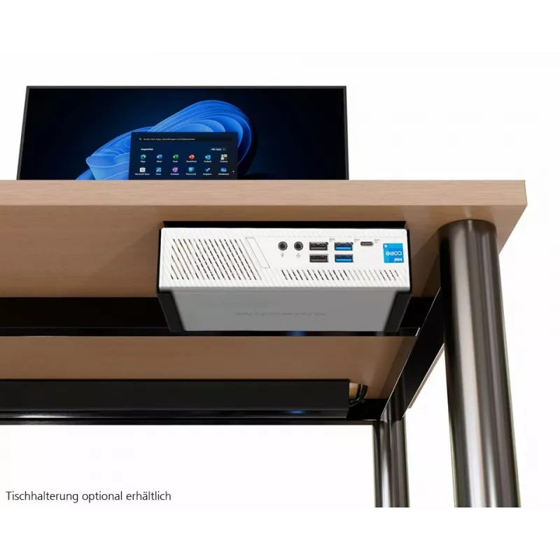 bluechip BUSINESSline S3137 *white* Intel® Core™ i3 Prozessor 14100 / bis zu 4,70 GHz, Windows 11 Pro, Intel® B760, 8 GB DDR5, 500 GB NVMe SSD, Intel® Wi-Fi 6E AX211, Bluetooth 5.3, Gigabit Ethernet, Intel® UHD Grafik
