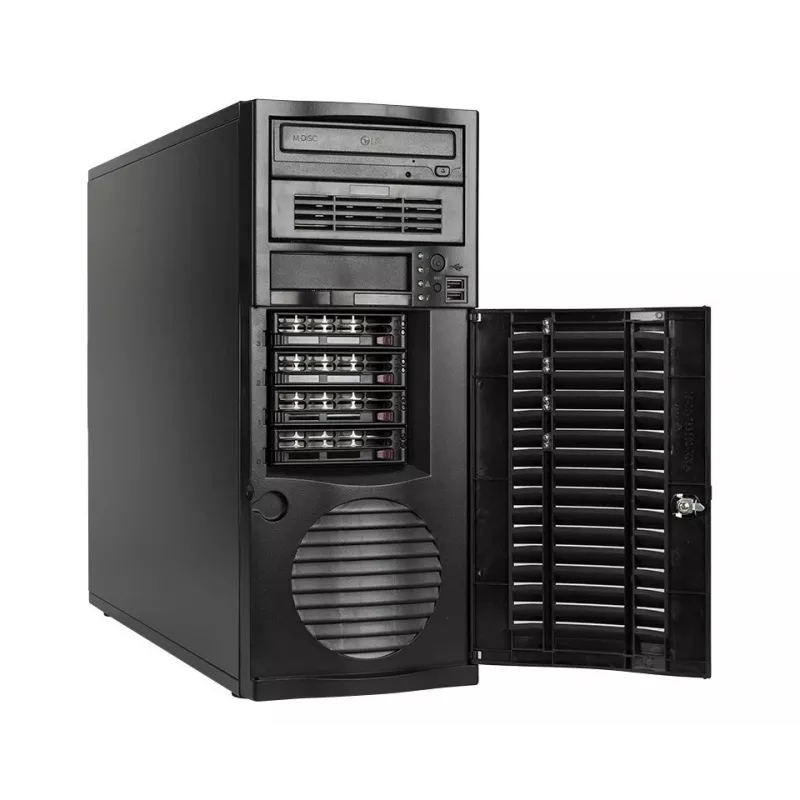 bluechip SERVERline T40321s Tower, Intel® Xeon® Silver 4410Y Prozessor / bis zu 3,90 GHz, 32 GB DDR5, 2 x 960 GB SSD, 2 x RJ45 (10 Gb/s)