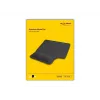 DeLOCK Ergonomisches Mauspad mit Gel-Handgelenkauflage für Linkshänder schwarz