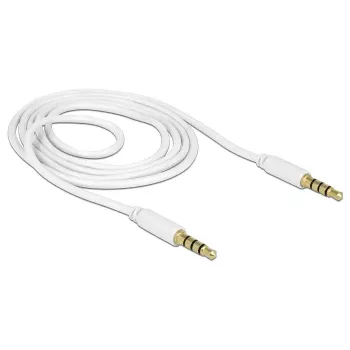Audiokabel DeLOCK 83440 1m 3,5 mm Weiß