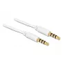 Audiokabel DeLOCK 83440 1m 3,5 mm Weiß