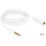 Audiokabel DeLOCK 3.5mm 2m Weiß