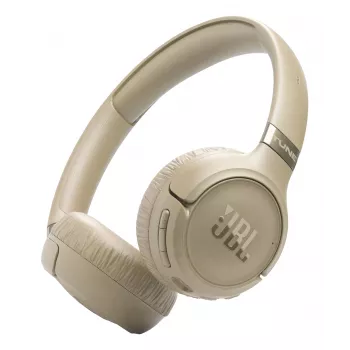 Headset JBL Tune 680NC, kabelgebunden & kabellos (Bluetooth, USB-C), ohrumschließend, Kopfbügel, beige, 20–20000 Hz, 161 g