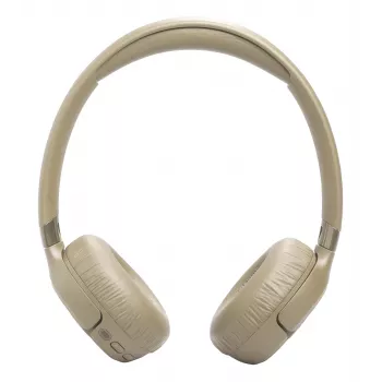 Headset JBL Tune 680NC, kabelgebunden & kabellos (Bluetooth, USB-C), ohrumschließend, Kopfbügel, beige, 20–20000 Hz, 161 g