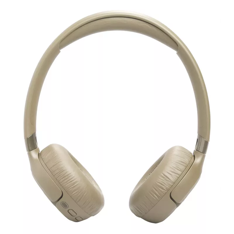 Headset JBL Tune 680NC, kabelgebunden & kabellos (Bluetooth, USB-C), ohrumschließend, Kopfbügel, beige, 20–20000 Hz, 161 g