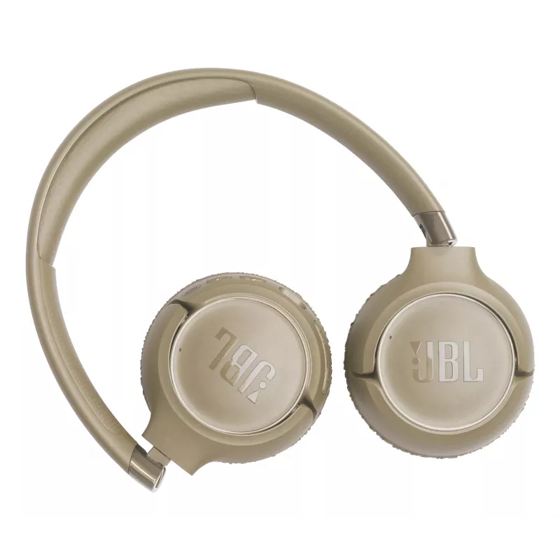 Headset JBL Tune 680NC, kabelgebunden & kabellos (Bluetooth, USB-C), ohrumschließend, Kopfbügel, beige, 20–20000 Hz, 161 g