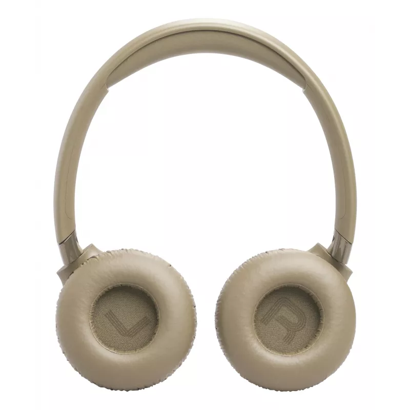 Headset JBL Tune 680NC, kabelgebunden & kabellos (Bluetooth, USB-C), ohrumschließend, Kopfbügel, beige, 20–20000 Hz, 161 g