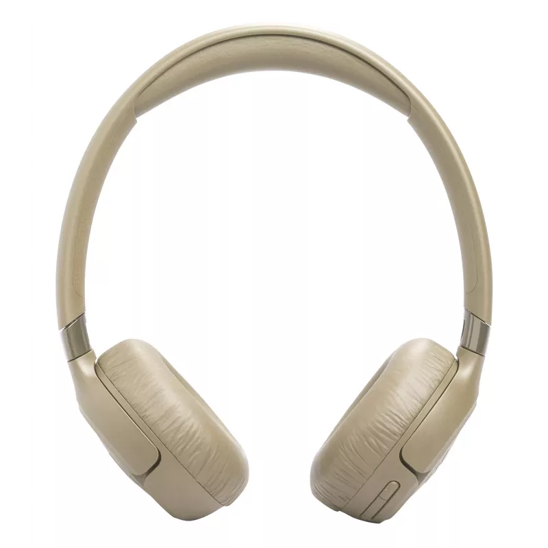 Headset JBL Tune 680NC, kabelgebunden & kabellos (Bluetooth, USB-C), ohrumschließend, Kopfbügel, beige, 20–20000 Hz, 161 g