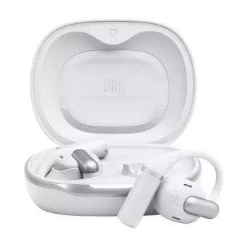 Headset JBL Sense Pro TWS Ohrbügel, für Anrufe und Musik, 20–40000 Hz, USB-C Ladestation, Weiß
