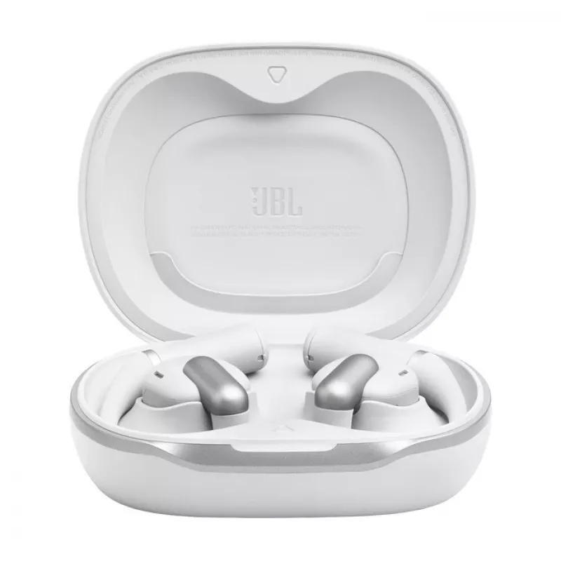 Headset JBL Sense Pro TWS Ohrbügel, für Anrufe und Musik, 20–40000 Hz, USB-C Ladestation, Weiß