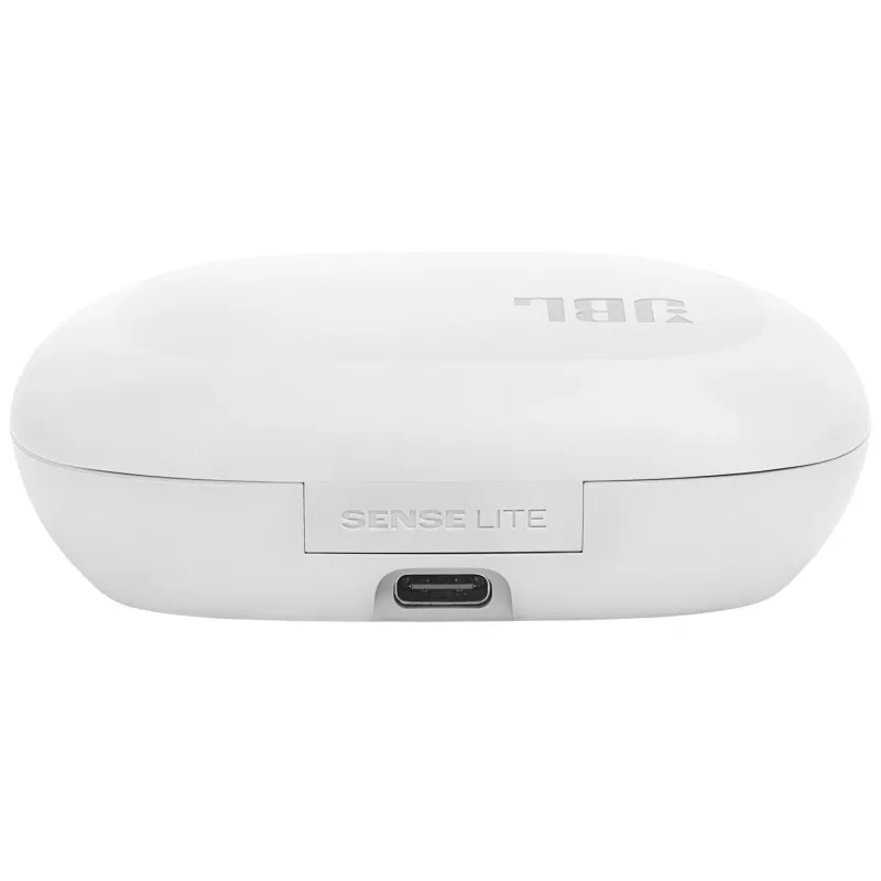 Headset JBL Sense Lite — Kabelloser Bluetooth-Ohrhörer mit Ohrbügel, intraaural, 20–20000 Hz, 83,5 g, weiß
