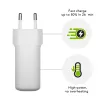 Wandladegerät USB-C 45W d bramante re-charge Pro — Innenbereich, 110–240V, Weiß