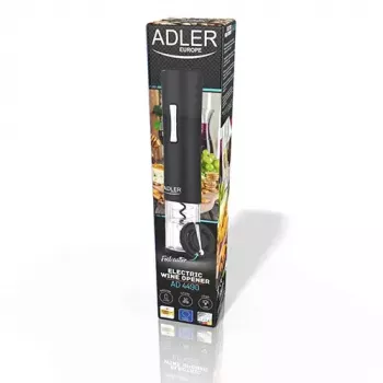 Flaschenöffner Adler AD 4490 Schwarz Silber Transparent