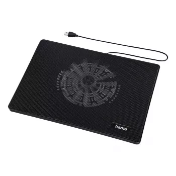Hama schlank Laptop-Kühlpad 39,6 cm (15,6 Zoll) Schwarz