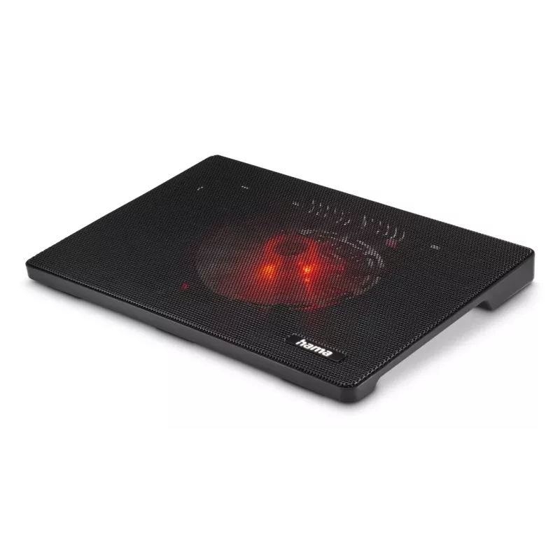 Hama schlank Laptop-Kühlpad 39,6 cm (15,6 Zoll) Schwarz