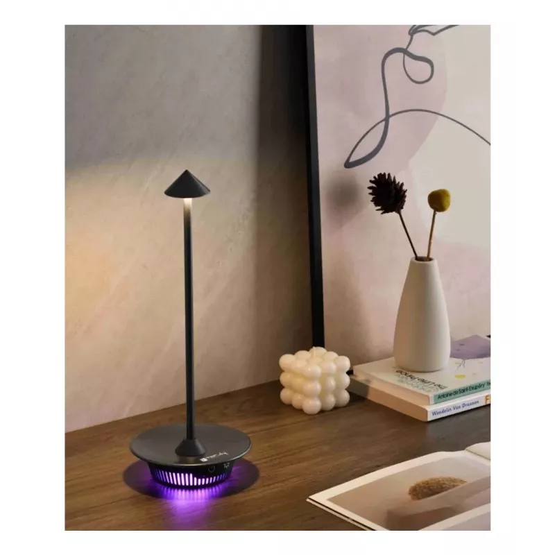Techly I-LAMP-TABLE3 Tischlampe SMD LED-Modul 1 W SMD LED D Schwarz