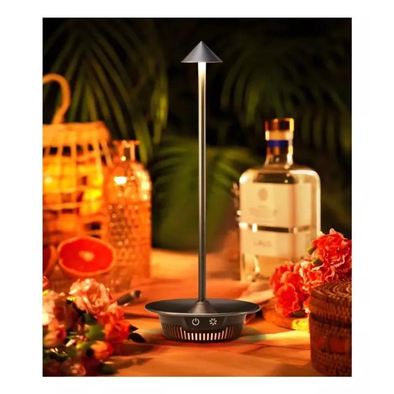 Techly I-LAMP-TABLE3 Tischlampe SMD LED-Modul 1 W SMD LED D Schwarz