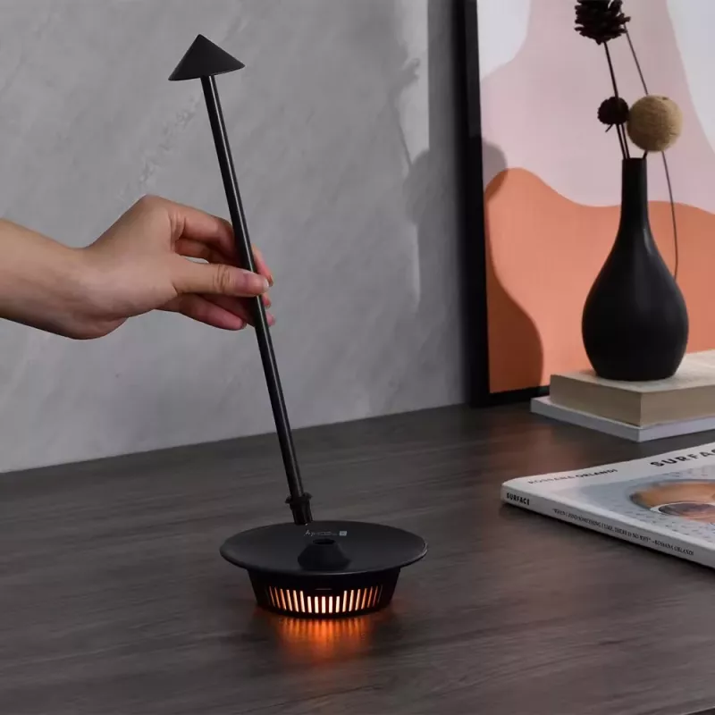 Techly I-LAMP-TABLE3 Tischlampe SMD LED-Modul 1 W SMD LED D Schwarz