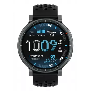 Smartwatch Amazfit Active Max rund AMOLED 1,5 Zoll 480×480 Touchscreen 64 MB RAM 4 GB 658 mAh Schwarz