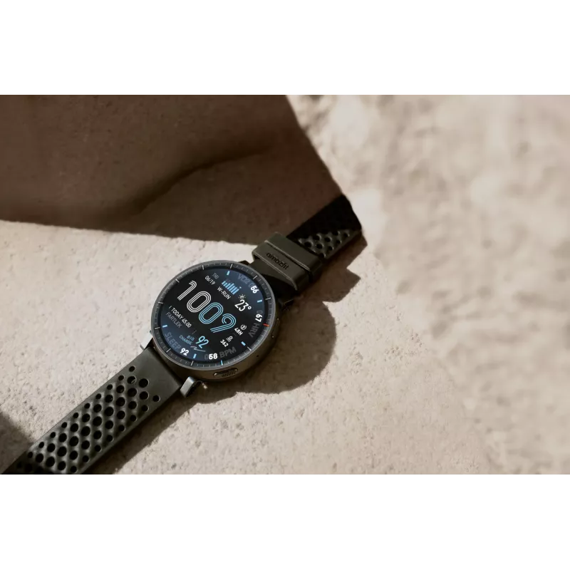 Smartwatch Amazfit Active Max rund AMOLED 1,5 Zoll 480×480 Touchscreen 64 MB RAM 4 GB 658 mAh Schwarz