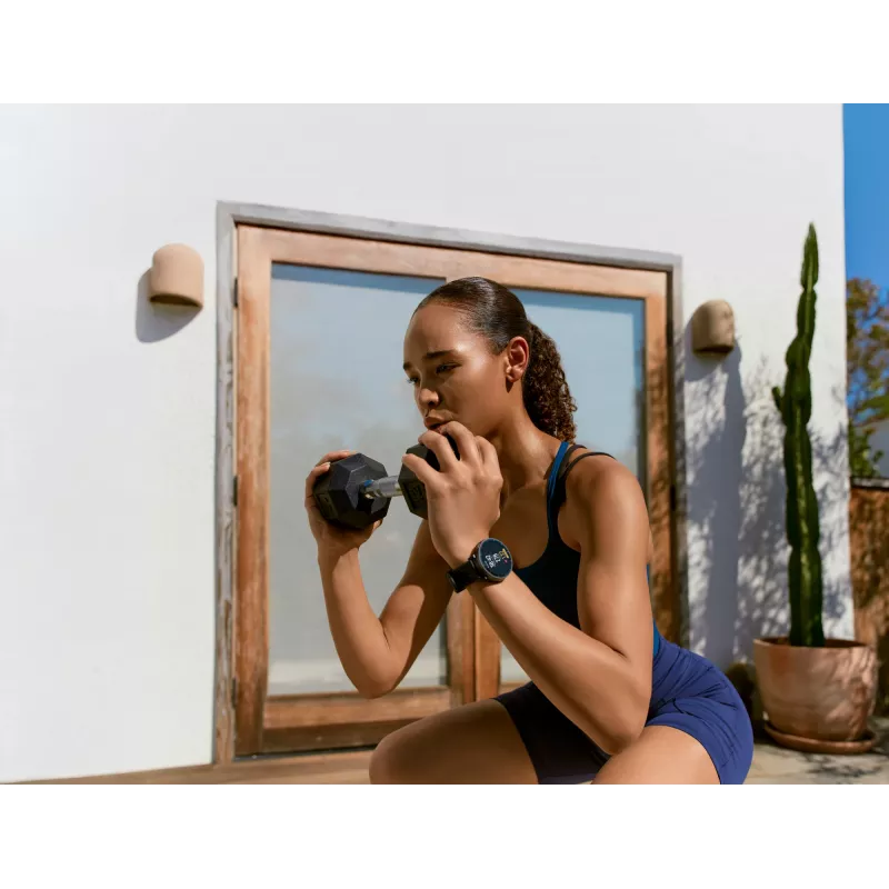 Smartwatch Amazfit Active Max rund AMOLED 1,5 Zoll 480×480 Touchscreen 64 MB RAM 4 GB 658 mAh Schwarz