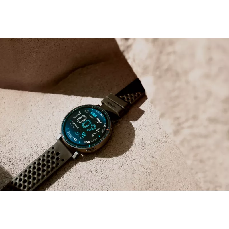 Smartwatch Amazfit Active Max rund AMOLED 1,5 Zoll 480×480 Touchscreen 64 MB RAM 4 GB 658 mAh Schwarz