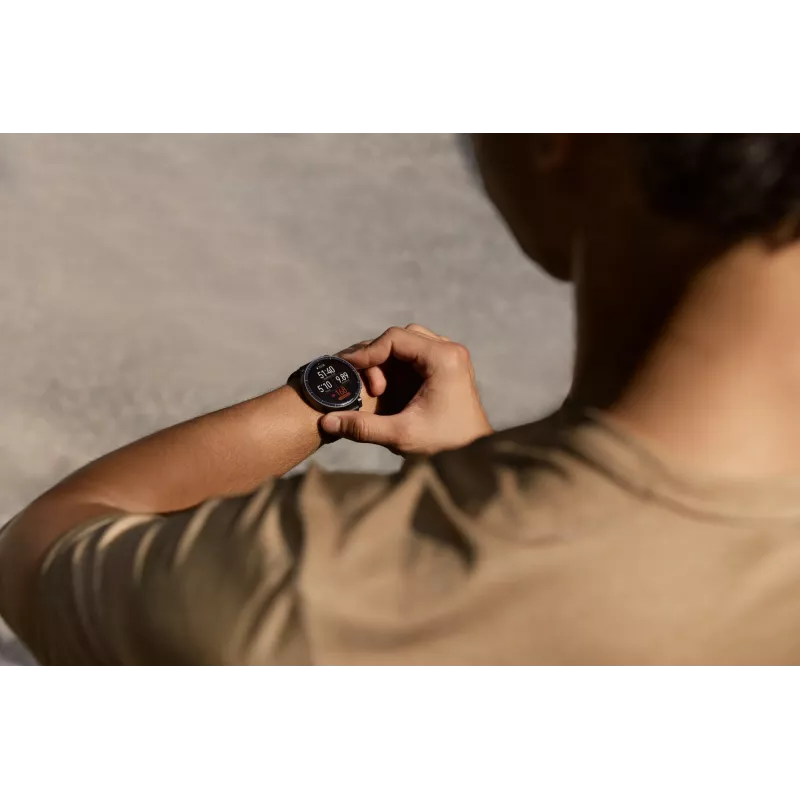Smartwatch Amazfit Active Max rund AMOLED 1,5 Zoll 480×480 Touchscreen 64 MB RAM 4 GB 658 mAh Schwarz