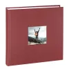 Hama Fotoalbum Bordeaux 400 Blatt 10 x 15 Buchbindung