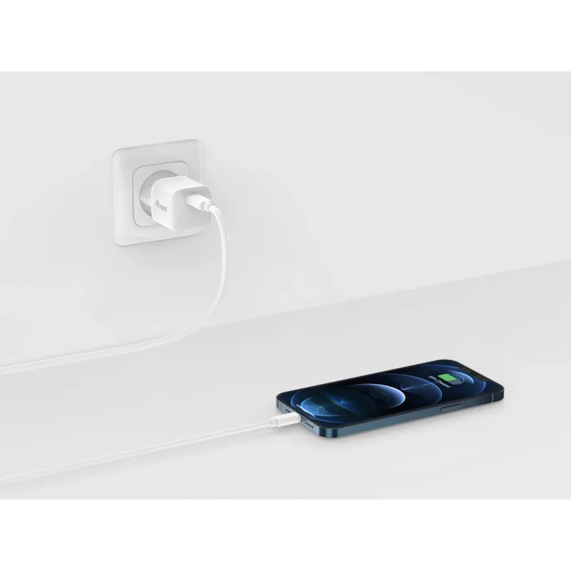 Equip 1-Port 20W USB-C PD Ladegerät Indoor AC Weiß 100-240V