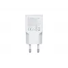 EQUIP 2‑Port 20W GaN schlank USB PD Ladegerät — USB‑C x1, USB‑A x1, Eingang 100–240V, Max. Ausgang 12V, Weiß