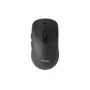 EQUIP Beidhändige 6-Tasten Dual-Mode Funkmaus, optisch 1600 DPI, RF + Bluetooth, Schwarz