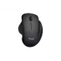 EQUIP 6-Tasten wiederaufladbare Dual-Mode-Funkmaus – Rechtshänder, optisch 1600 DPI, RF Wireless + Bluetooth, Schwarz