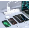 EQUIP 2-Port 30W GaN schlank USB-C PD Ladegerät — 2 USB-C Anschlüsse, 100–240 V Eingang, max. 20 V Ausgang, weiß