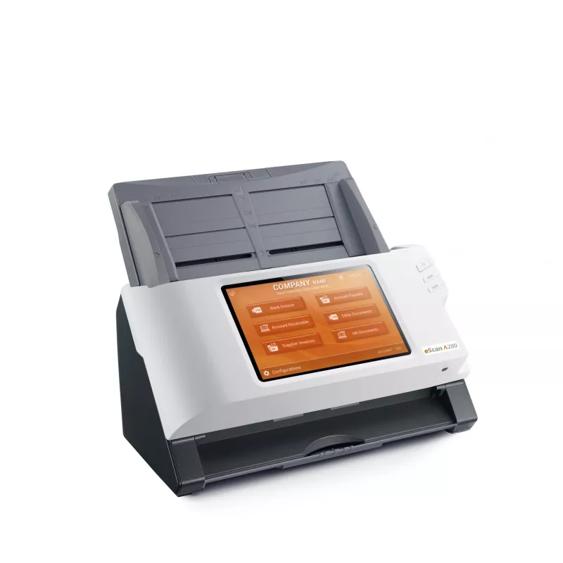 Plustek eScan A280 Enterprise ADF-Scanner 600 x 600 DPI A4 Schwarz, Weiß